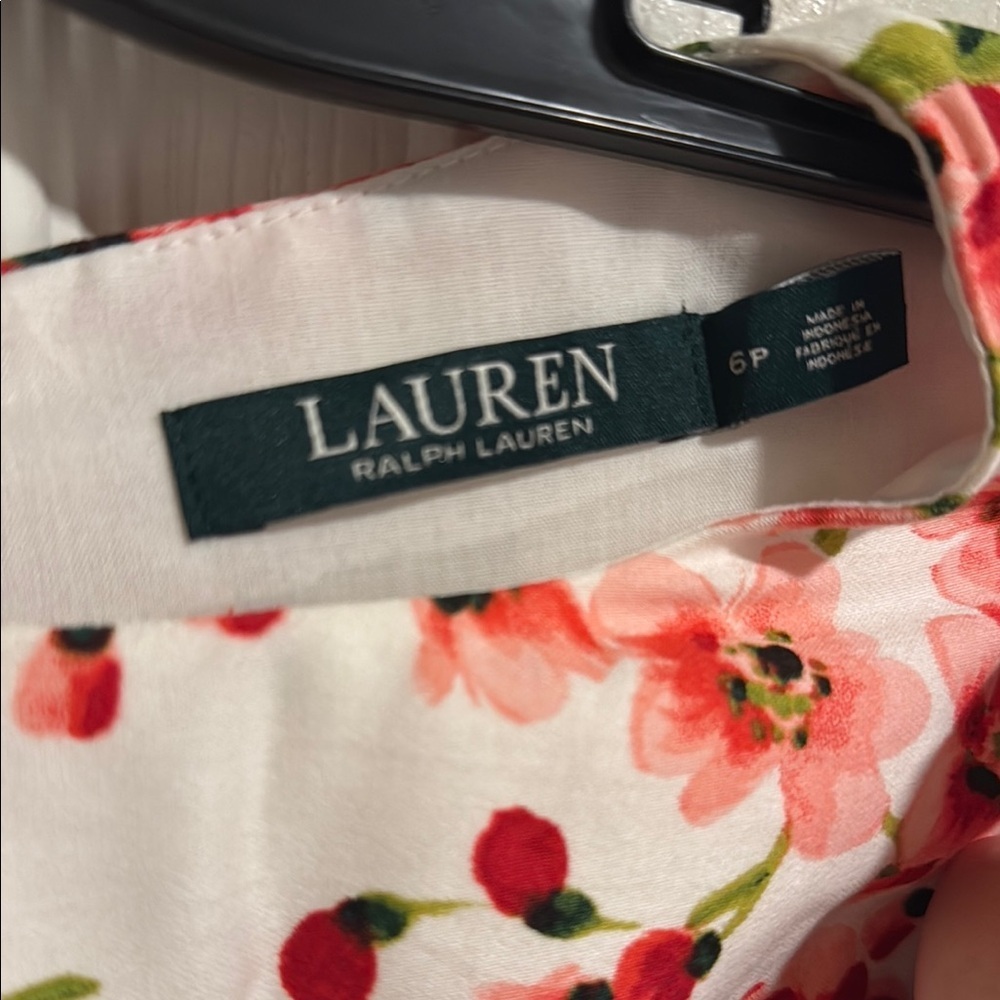 Polo by Ralph Lauren Floral Dress in Red and Green - Picture 2 of 3